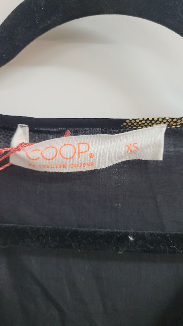 black,gold Coop Dress, xs