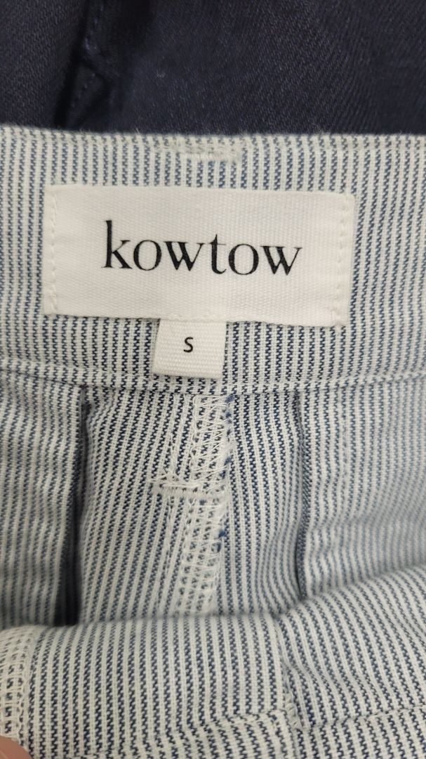 Blue white Kowtow Pants, S