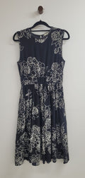 black,white Juliette Hogan Dress, 8