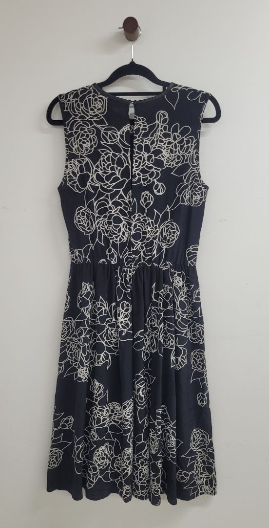 black,white Juliette Hogan Dress, 8