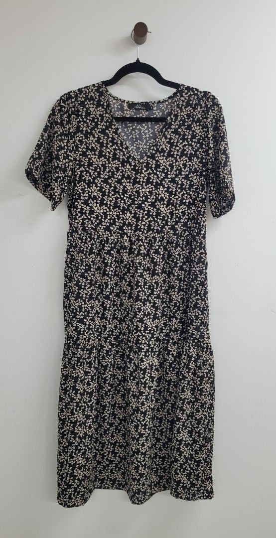 Black floral Addison Dress, 8