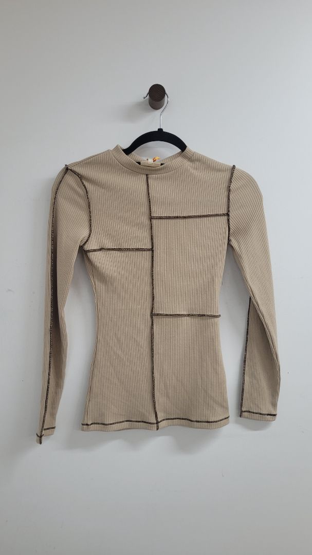 Brown EN.ES Long Sleeve Top, S