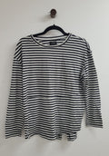 White and black Moochi Long Sleeve Top, S