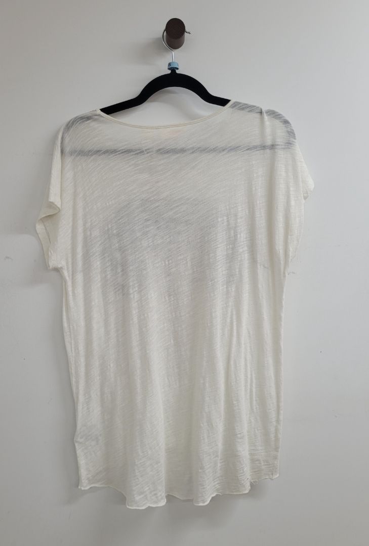 White black gold Sass and bide Short Sleeve Top, XS