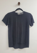 black Trenery Short Sleeve Top, xxs