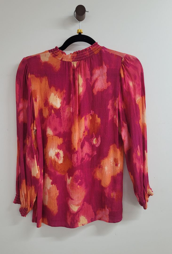 Pink Zafina Long Sleeve Top, 8