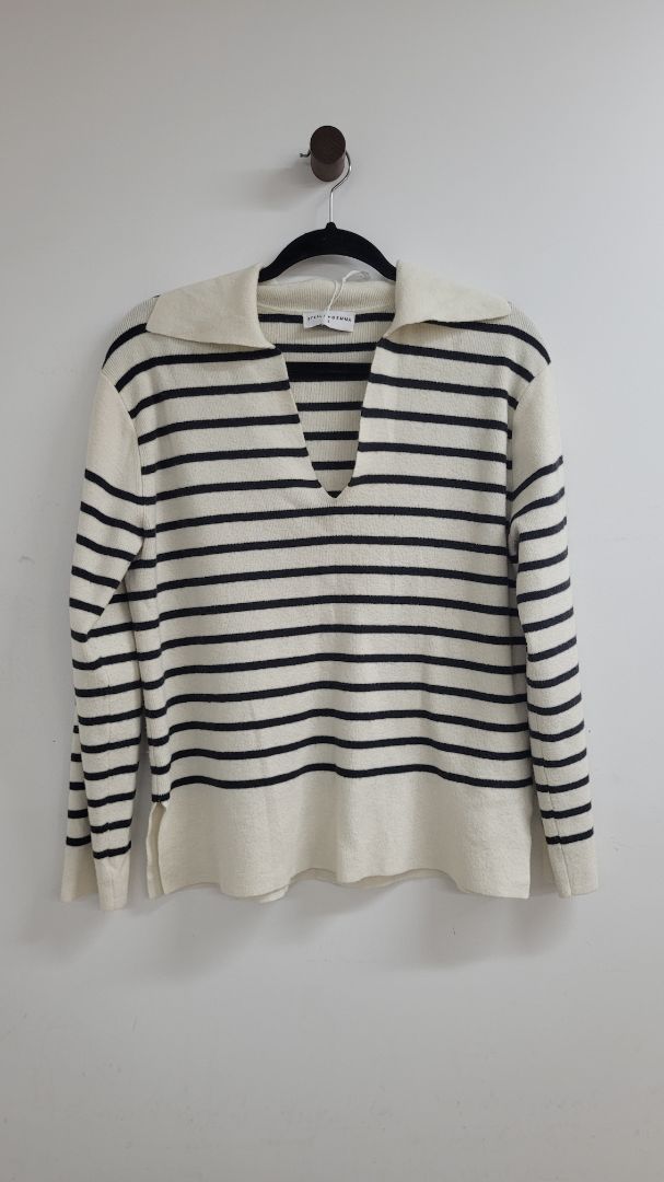 White and black Stella + Gemma Jumper, S