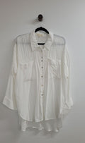 White Iris Maxi Shirt, 6