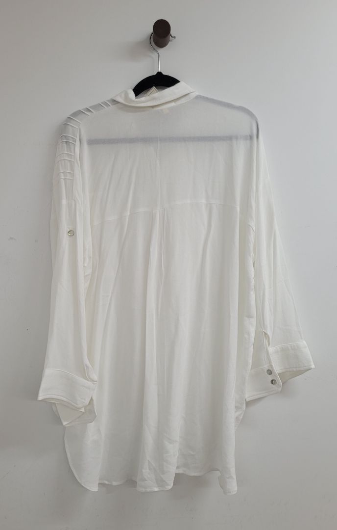 White Iris Maxi Shirt, 6