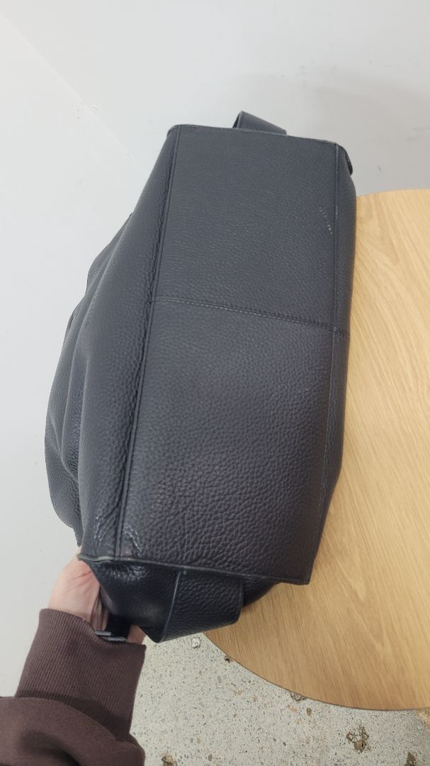 Black Briarwood Handbag