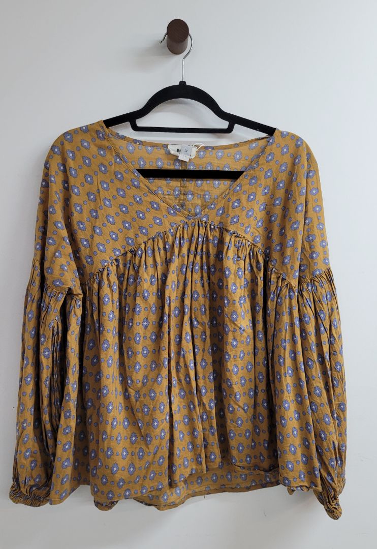 mustard Beach knickers Long Sleeve Top, 10