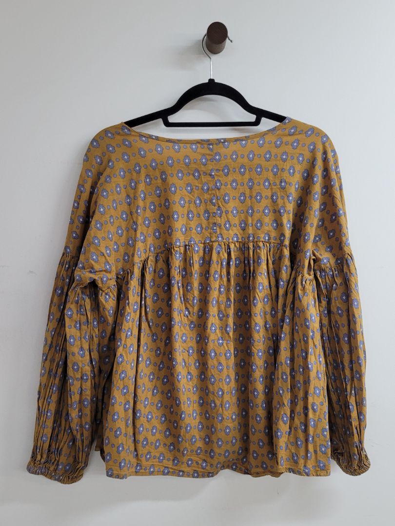 mustard Beach knickers Long Sleeve Top, 10