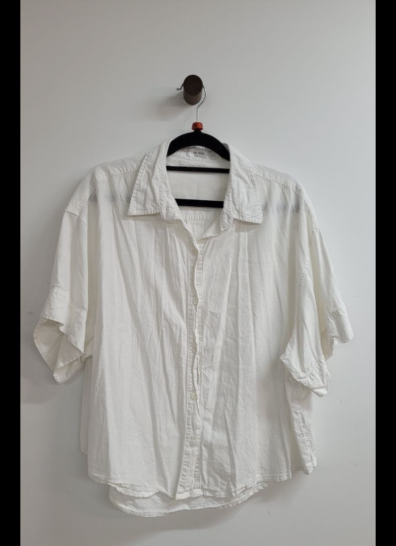 White Commoners Short Sleeve Top, 10
