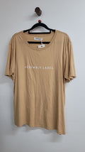 Tan Assembly Label Short Sleeve Top, 10