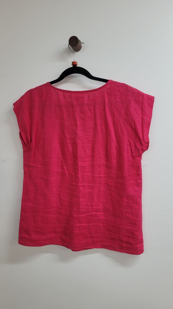 Pink Elk Short Sleeve Top, S