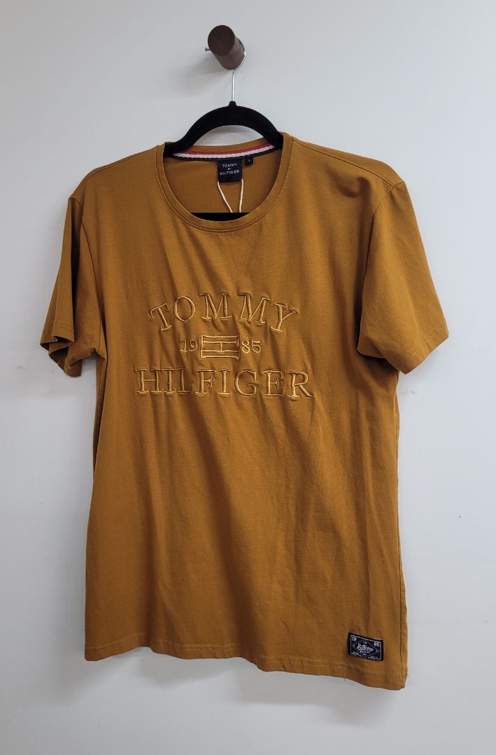 mustard Tommy Hilfiger Short Sleeve Top, L