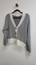 stripe Tuesday Cardigan, m