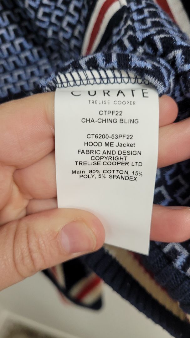 blue,red,white Curate pants & jacket, S