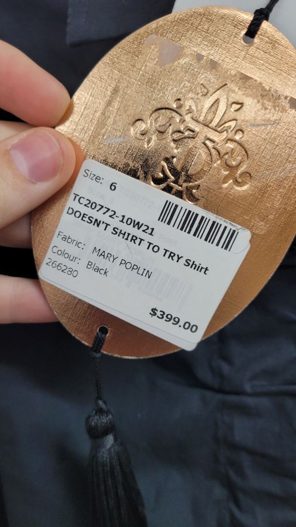 Black Trelise Cooper Shirt, 6