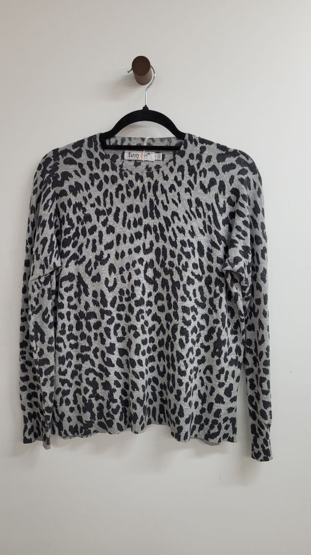 Sunny girl Grey black Long Sleeve Top, S