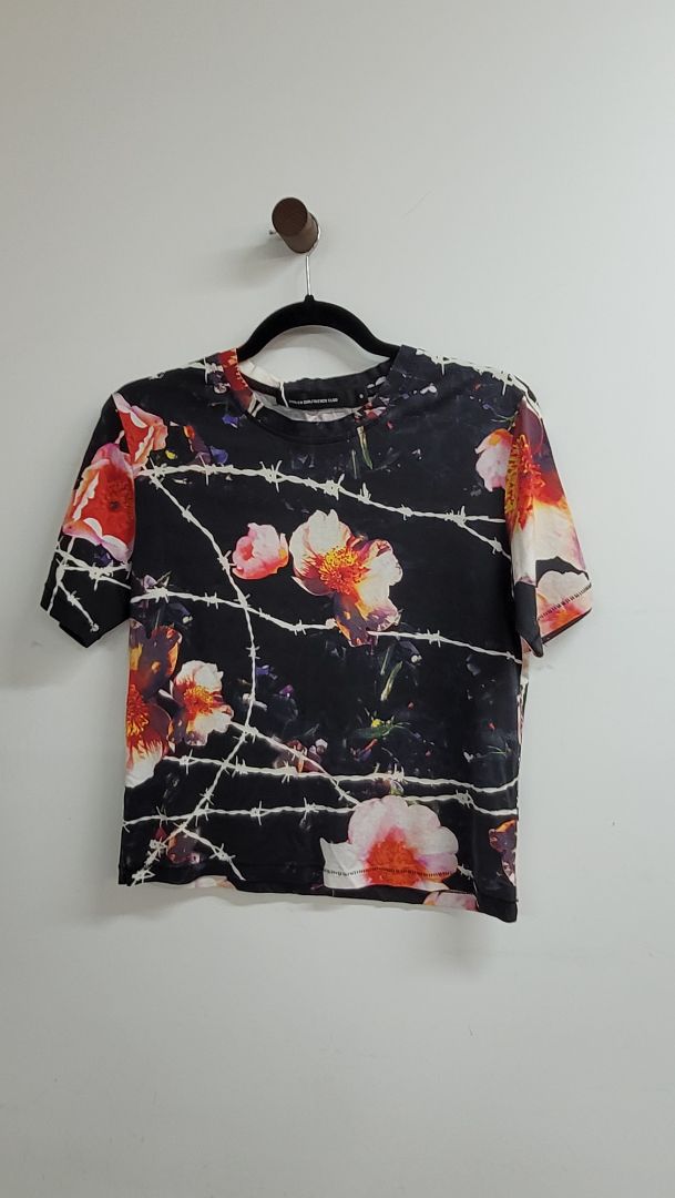 black Stolen Girlfiends Club Short Sleeve Top, 8