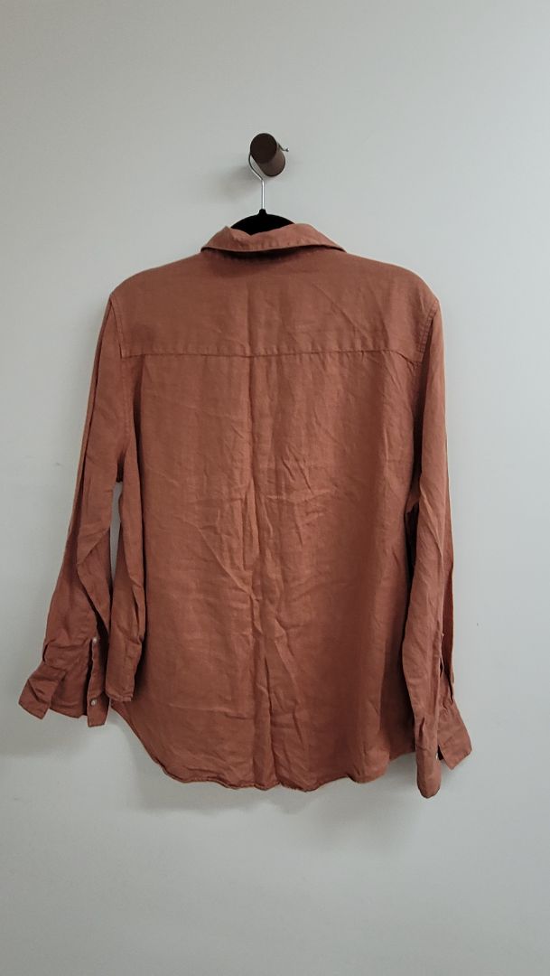 Brown Assembly Label Long Sleeve Top, 8