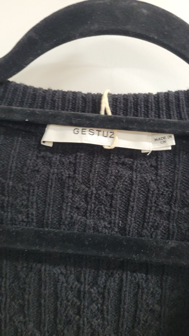 Black with pearls Gestuz Cardigan, S