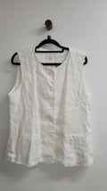 White Assembly Label Vest, 12