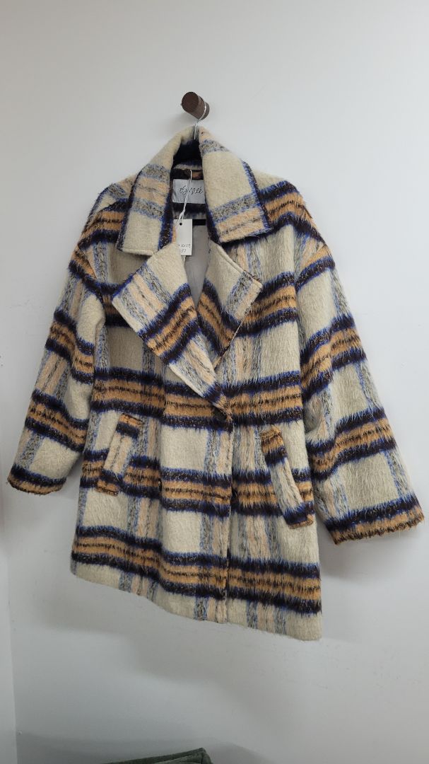 Multi plaid Esmaee Coat, M