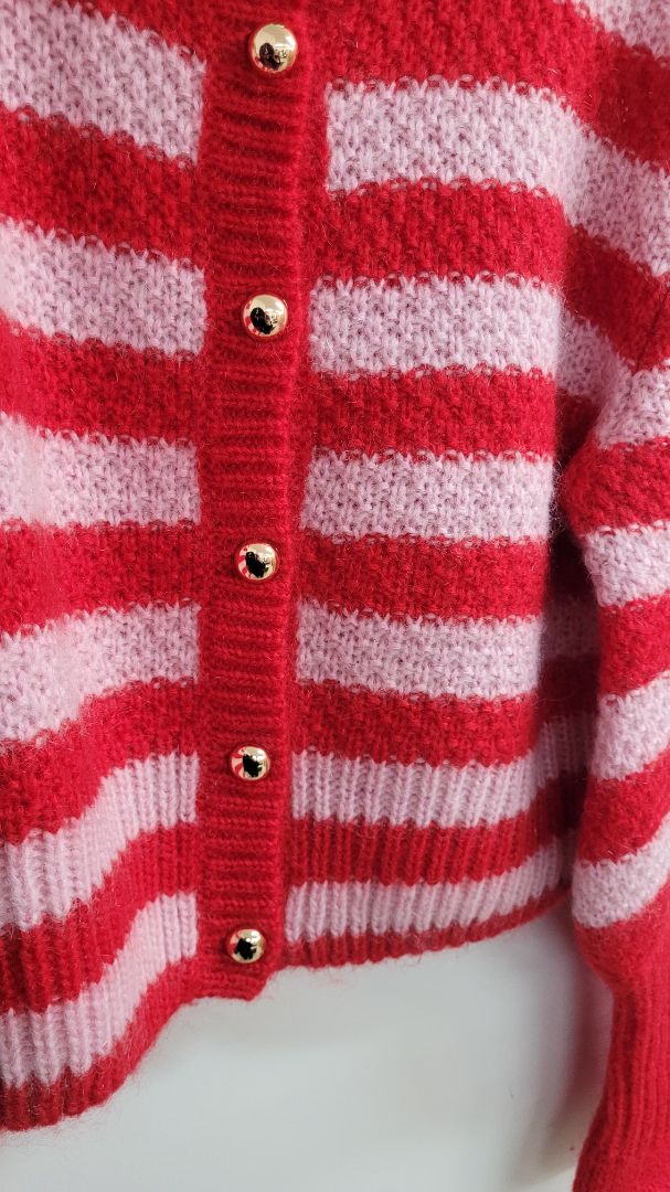Red and pink RUBY Cardigan, 14