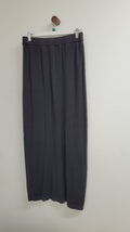 Black Silk Laundry Skirt, M