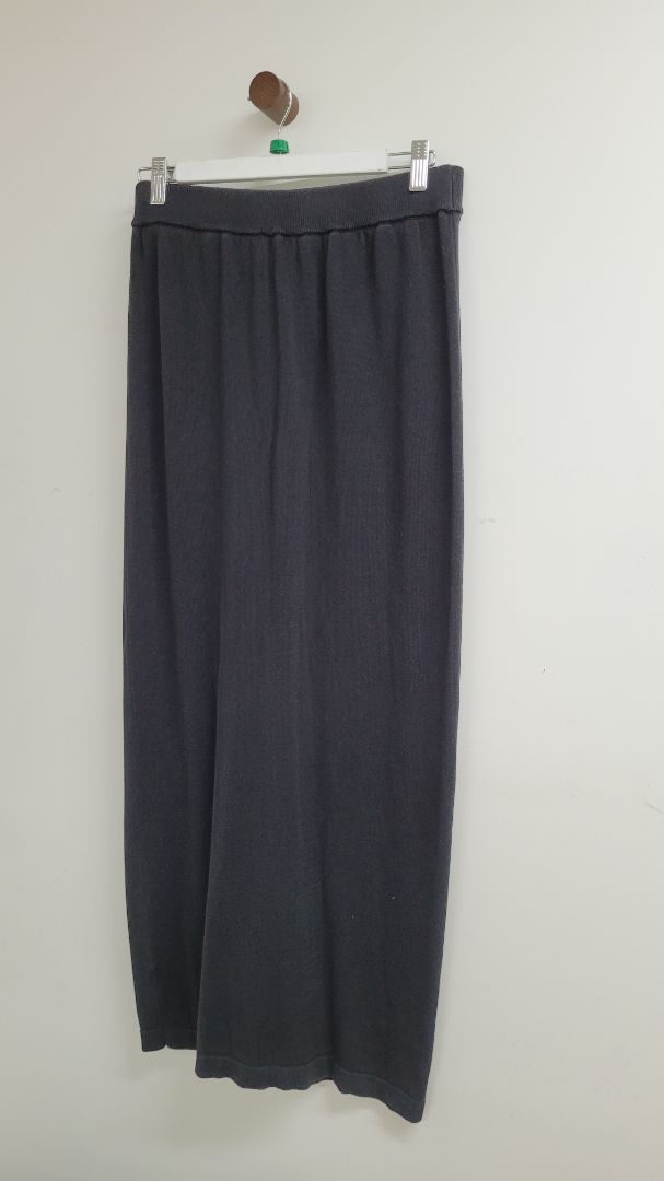 Black Silk Laundry Skirt, M