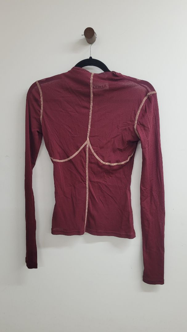 Red Atoir Long Sleeve Top, M