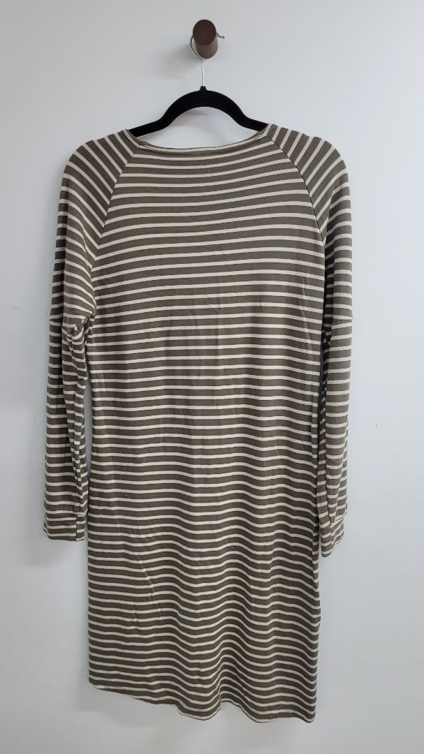 Green/cream stripes Kilt Dress, 8