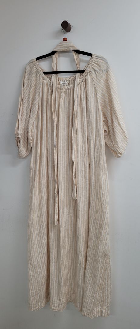 brown,white Seed Dress, 10