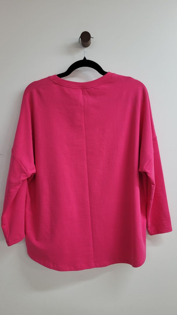 Pink Lemon Tree Long Sleeve Top, S