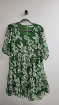 Green and white Seeking Lola Dress, 12