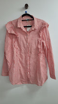Red and white Monkl Shirt, L