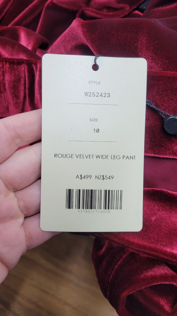 Red Carla Zampatti Pants, 10