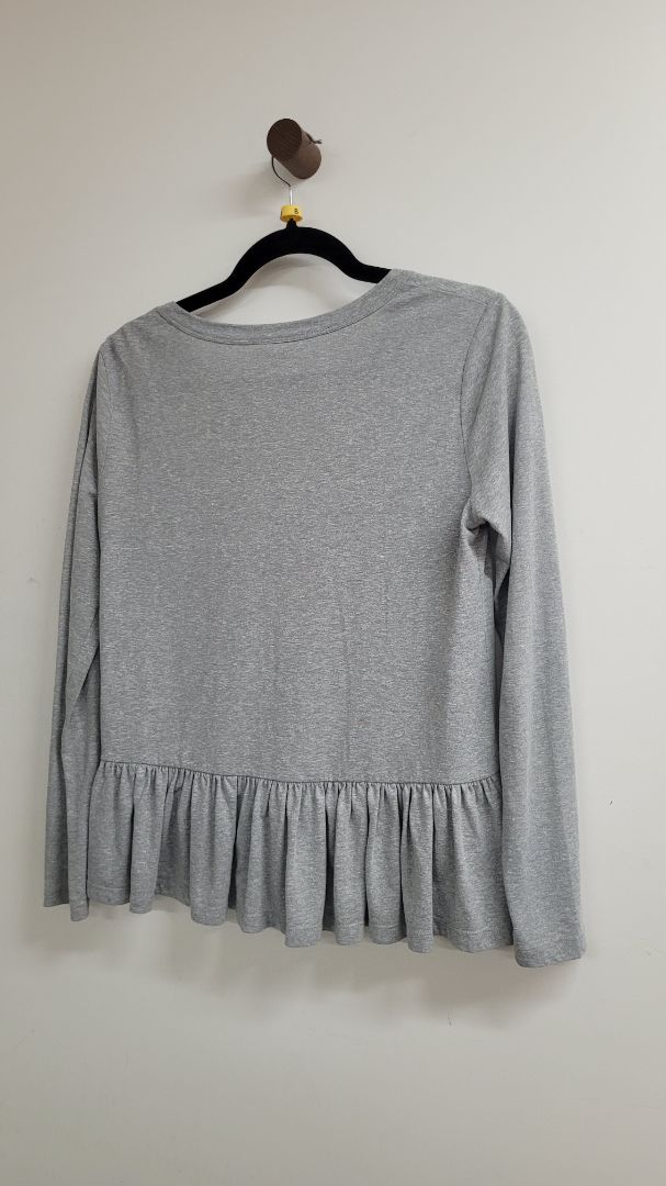 Grey Seed Long Sleeve Top, XS