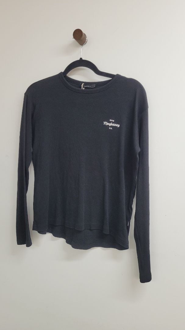 black RPM Long Sleeve Top, 6