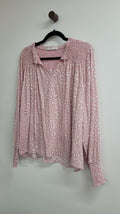 Pink and white Foxwood Long Sleeve Top, 8