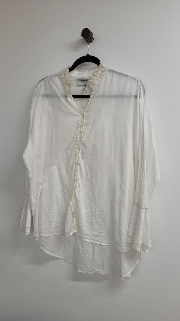 White One Teaspoon Long Sleeve Top, sm
