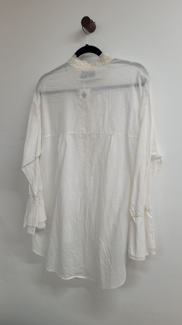 White One Teaspoon Long Sleeve Top, sm