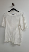 White Moochi Short Sleeve Top, S