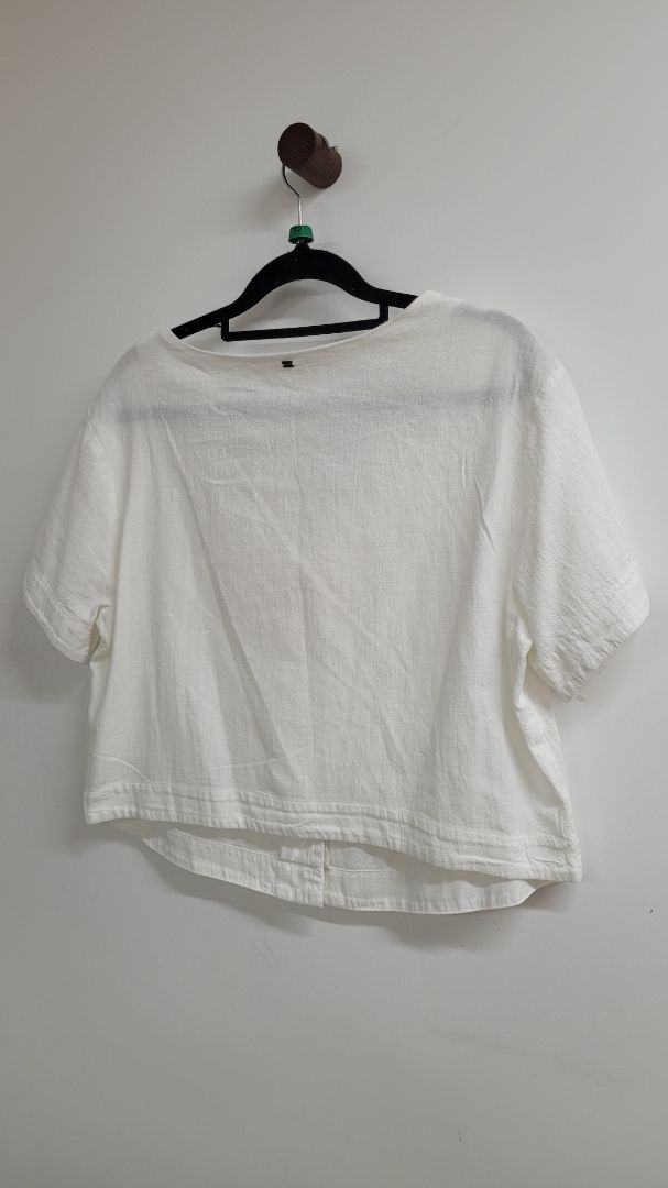 White Billabong Short Sleeve Top, 12
