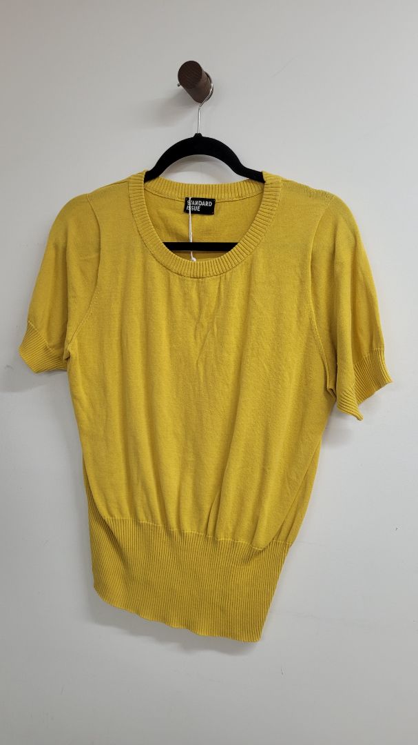 Yellow Standard Issue Short Sleeve Top, L