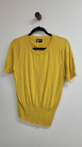 Yellow Standard Issue Short Sleeve Top, L