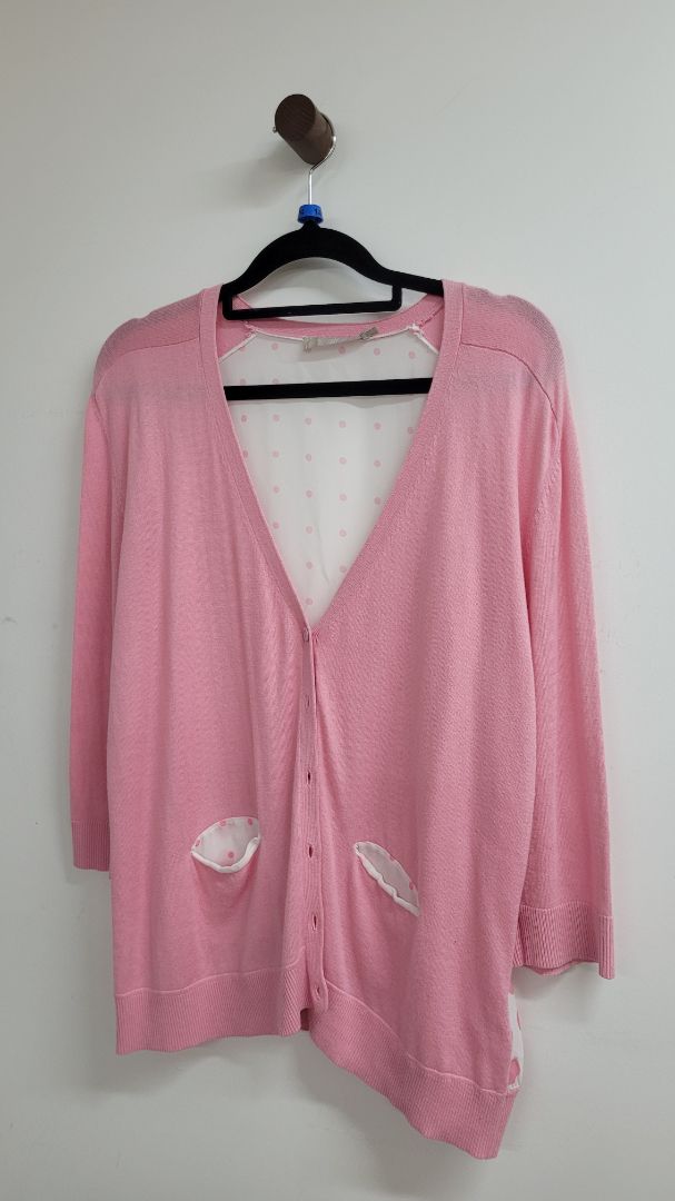 Pink Sills Long Sleeve Top, xl