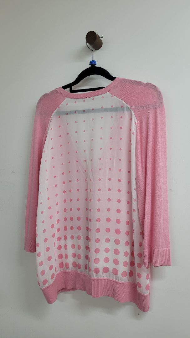 Pink Sills Long Sleeve Top, xl